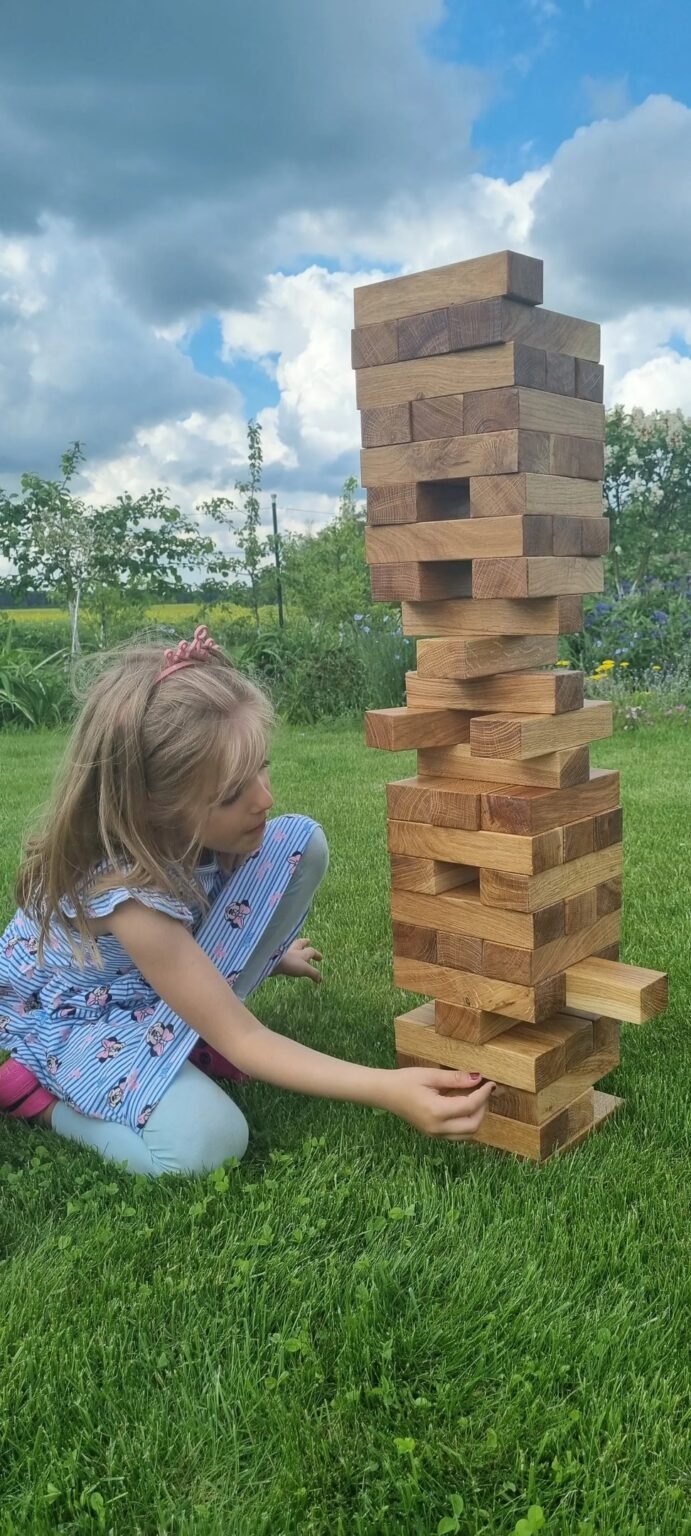 Lauko žaidimas Jenga